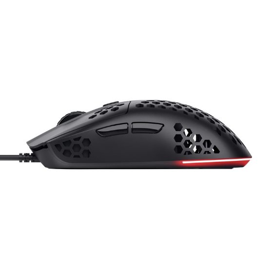 Miš TRUST GXT928 Helox, RGB, optički, 6400dpi, crni