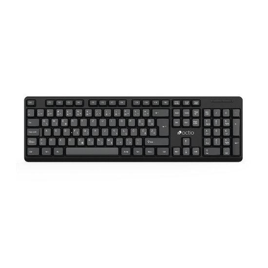 Tipkovnica + miš OCTIO KM101U, crni, USB