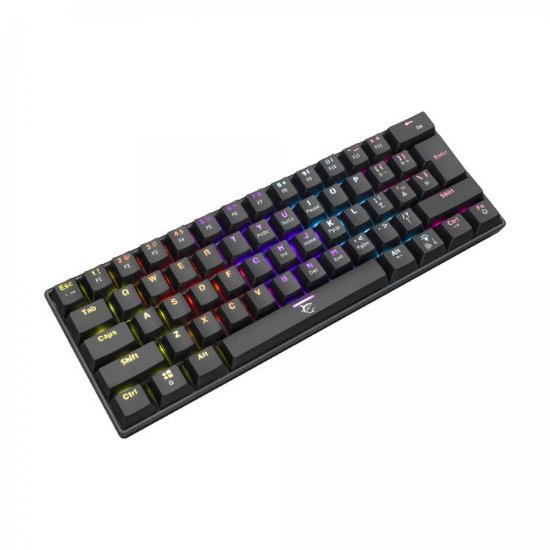 Tipkovnica WHITE SHARK GK-2022 Shinobi, RGB, crveni switch, mehanička, UK layout, crna, USB