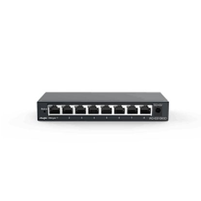 Switch RUIJIE-REYEE RG-ES108GD, 10/100/1000 Mbps, 8-port, crni