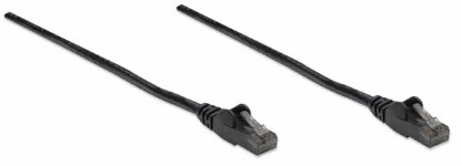 Kabel INTELLINET, patch CAT6, U/UTP, crni, 10m