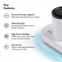 Usisavač VONHAUS 3500223, 350 W, za krevete, sa UV lampom, bijeli
