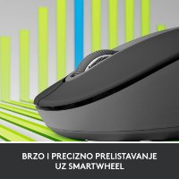 Miš LOGITECH M650 L, za ljevake, bežični, optički, 4000dpi, USB, BT, crni
