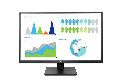 Monitor 24" LG 24BK55YP, FHD, IPS, 75Hz, 5ms, 250cd/m2, pivot, zvučnici, crni