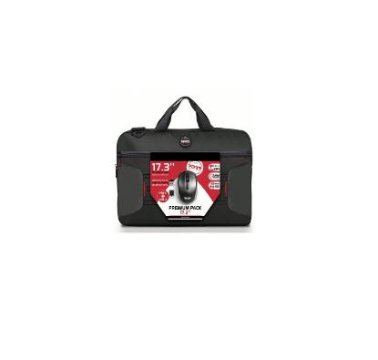 Torba za laptop PORT Courchevel TL Preminum Pack, 17.3", crna, bežični miš