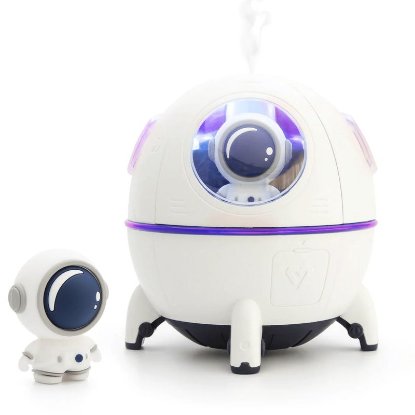 Ovlaživač zraka RIO BEAUTY Spaceship, difuzor, noćno svijetlo, 220ml, bijeli
