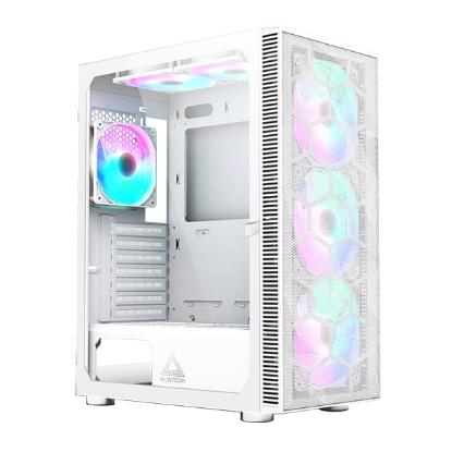 Kućište MONTECH X3 Mesh, prozor, RGB, ATX, bijelo