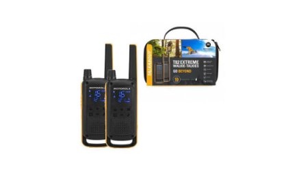 WALKY TALKY MOTOROLA TLKR-T82 EXTREME, 10km, set 2 komada, crno-žuta