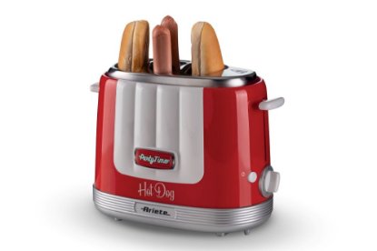 Aparat za hot dog ARIETE MOD.206 , 650 W , crveni