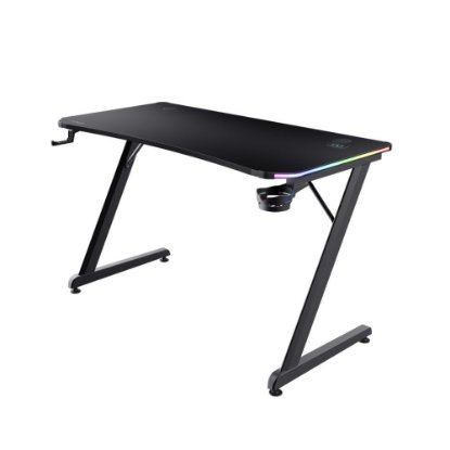 Gaming stol TRUST GXT 709 Luminus, RGB, crni