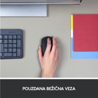 Miš LOGITECH M171, optički, bežični, crni