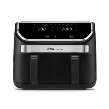 Friteza na vrući zrak UFESA Thunder, 1700 W, 4,5 l + 4,5l, crna