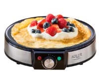 Aparat za palačinke ADLER AD 3058, 1600 W, 30 cm, inox