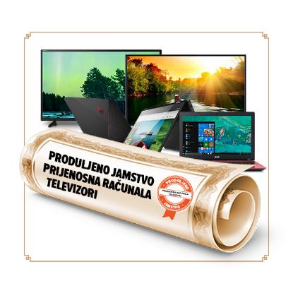 Produljeno jamstvo za laptop / stolno računalo / monitor / igraću konzolu / TV sa 36 na 60 mjeseci - vrijednosti uređaja 265,45-530,89 €