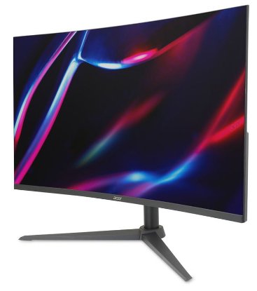 Gaming monitor 31.5" ACER Nitro XZ322QUV3bmiiphx UM.JX0EE.306, WQHD, VA, 180Hz, 1ms, 400cd/m2, FreeSync, zakrivljeni, zvučnici, crni