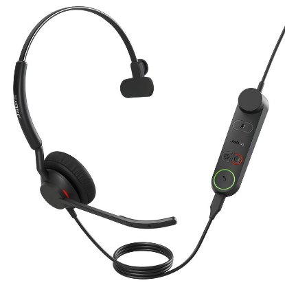 Slušalice JABRA Engage 50 II UC, Engage 50 II Link, on-ear, Mono, USB-C, crne