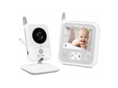 Monitor za bebe LIONELO BabyLine 7.1, senzor temp, 8 uspavanki, do 260m
