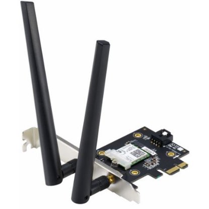 Mrežna kartica adapter PCI-E ASUS PCE-AX3000, AX3000, 802.11a/b/g/n/ax, Dual Band, 2x antena, za bežičnu mrežu