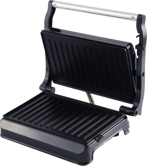 Toster TESLA GR100BX, preklopni, grill, 700 W, 220 C, crni-inox