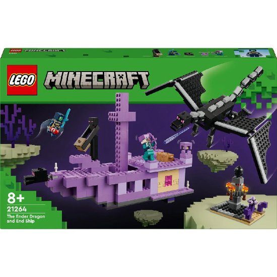 LEGO MINECRAFT Enderski zmaj i brod