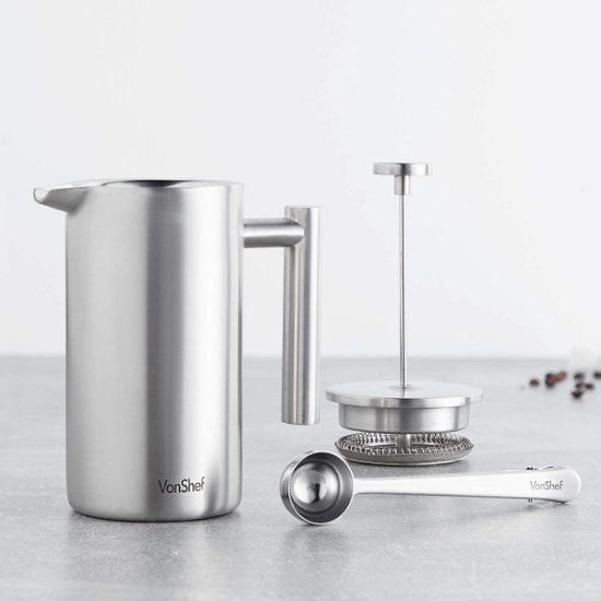 Aparat za kavu VONSHEF 1000115, 650 ml, inox