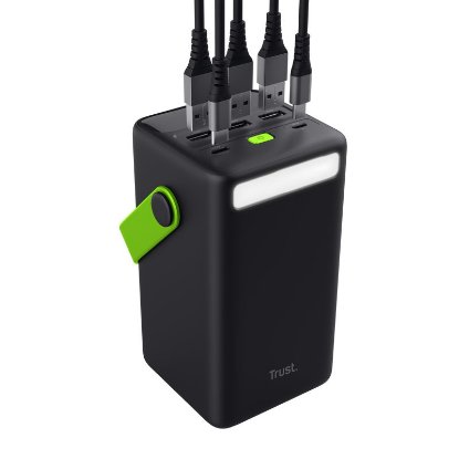 Mobilni USB punjač TRUST Redoh XXL, 50000 mAh, crni