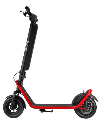 Električni romobil ALFA E-POWER AS50, autonomija do 45km, brzina 25km/h, kotači 10˝, crni