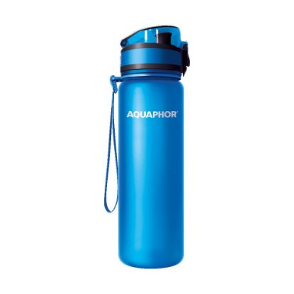 Boca za vodu AQUAPHOR City, s filterom, 0,5 l, plava