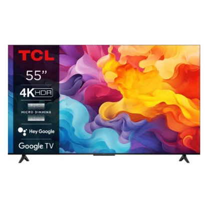 Slika IZLOŽBENI - LED TV 55" TCL 55V6B, Google TV, 4K UHD, DVB-T2/C/S2, HDMI, Wi-Fi, USB, energetski razred E
