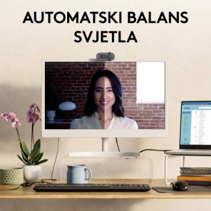 Web kamera LOGITECH Brio 100, crna