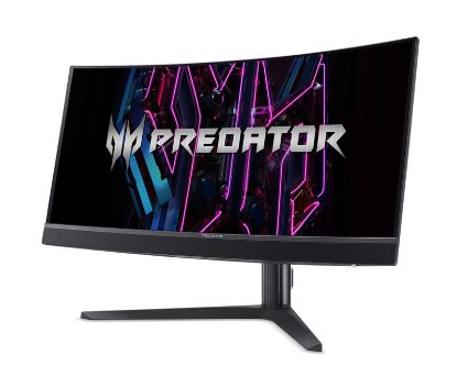 Gaming monitor 34" ACER Predator X34 Vbmiiphuzx UM.CXXEE.V01, UWQHD, OLED, 175Hz, 1ms, 1000cd/m2, G-Sync, zakrivljeni, zvučnici, crni