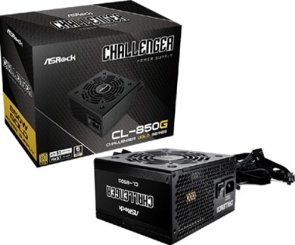 Napajanje 850W, ASROCK Challenger CL-850G, 120mm vent., 80+ Gold