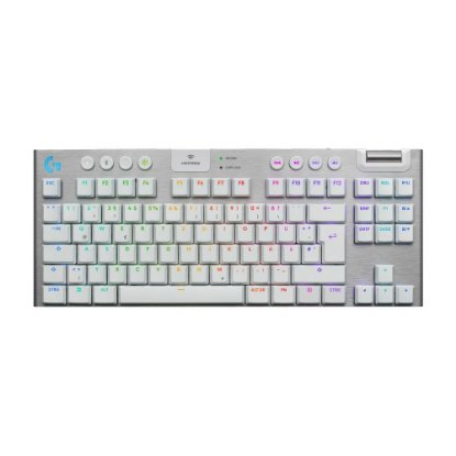 Tipkovnica LOGITECH Gaming G915 X TKL Tactile, RGB, mehanička, US Layout, USB, bijela