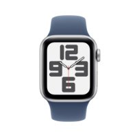 Pametni sat APPLE Watch SE2 V3 GPS, 40mm Silver Alu Case with Denim Sport Band - M/L