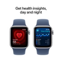 Pametni sat APPLE Watch SE2 V3 GPS, 40mm Silver Alu Case with Denim Sport Band - M/L