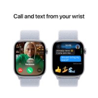 Pametni sat APPLE Watch S10 GPS, 46mm Silver Alu Case with Blue Cloud Sport Loop