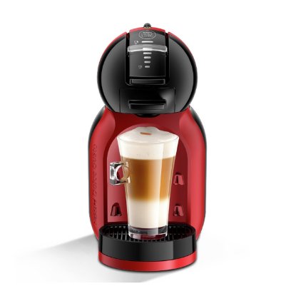 Aparat za kavu KRUPS KP123H10, Dolce Gusto Mini Me, crno-crveni