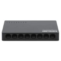 Switch INTELLINET 561754, 10/100/1000 Mbps, 8-port, plastično kućište, kabel Cat6 1m