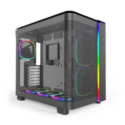Računalo LINKS Gaming G214I / Core i9 14900K, 32GB DDR5, 2TB SSD NVMe, nVidia GeForce RTX 5080 16GB, WiFi, bez OS, crno