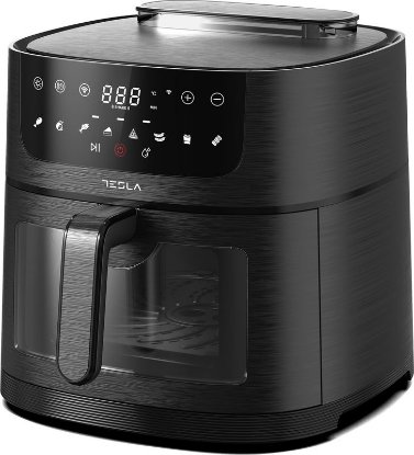 Friteza na vrući zrak TESLA AF810BGW, kuhanje na pari, 1800W, crna