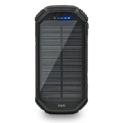 Mobilni USB punjač MIKAMAX QI Solar Powerbank 20000 mAh