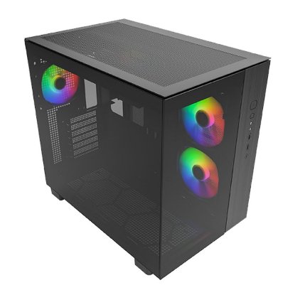Računalo LINKS Gaming G225I / Core i5 14600KF, 32GB DDR5, 2TB SSD NVMe, nVidia GeForce RTX 5070 Ti 16GB, WiFi, bez OS, crno