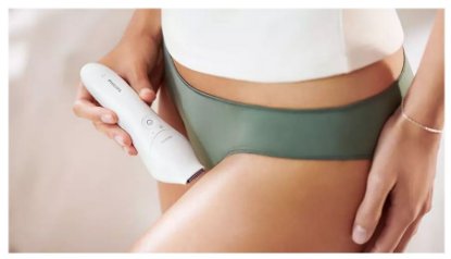 Epilator PHILIPS BRE740/90, bežičan, 12 nastavaka, bijeli