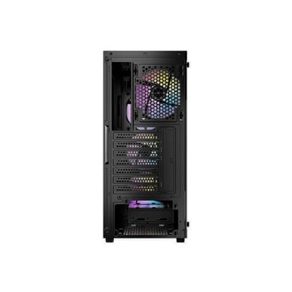 Kućište EPOCH AX61 Elite, prozor, MIDI, ATX, crno, + 750W Atom V750 napajanje