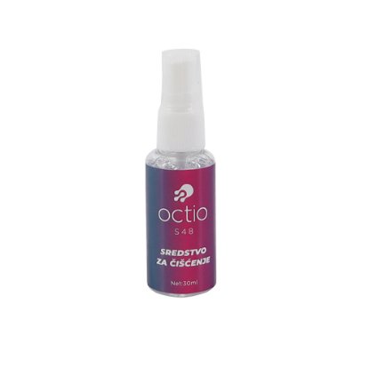 Sredstvo za čišćenje OCTIO S48, za čišćenje ekrana mobitela, 30ml, krpica, stalak
