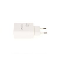 Kućni punjač OCTIO Volta AC45W Dual GaN, USB-A + USB-C, PD 45W, bijeli