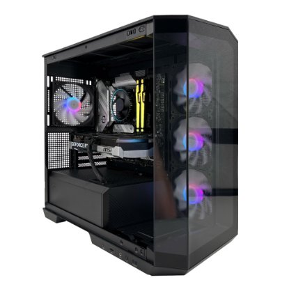 Računalo LINKS Gaming PBM Project Zero / Core i5 14400F, 16GB DDR5, 1TB SSD NVMe, nVidia GeForce RTX 5070 12GB, WiFi, bez OS, crno